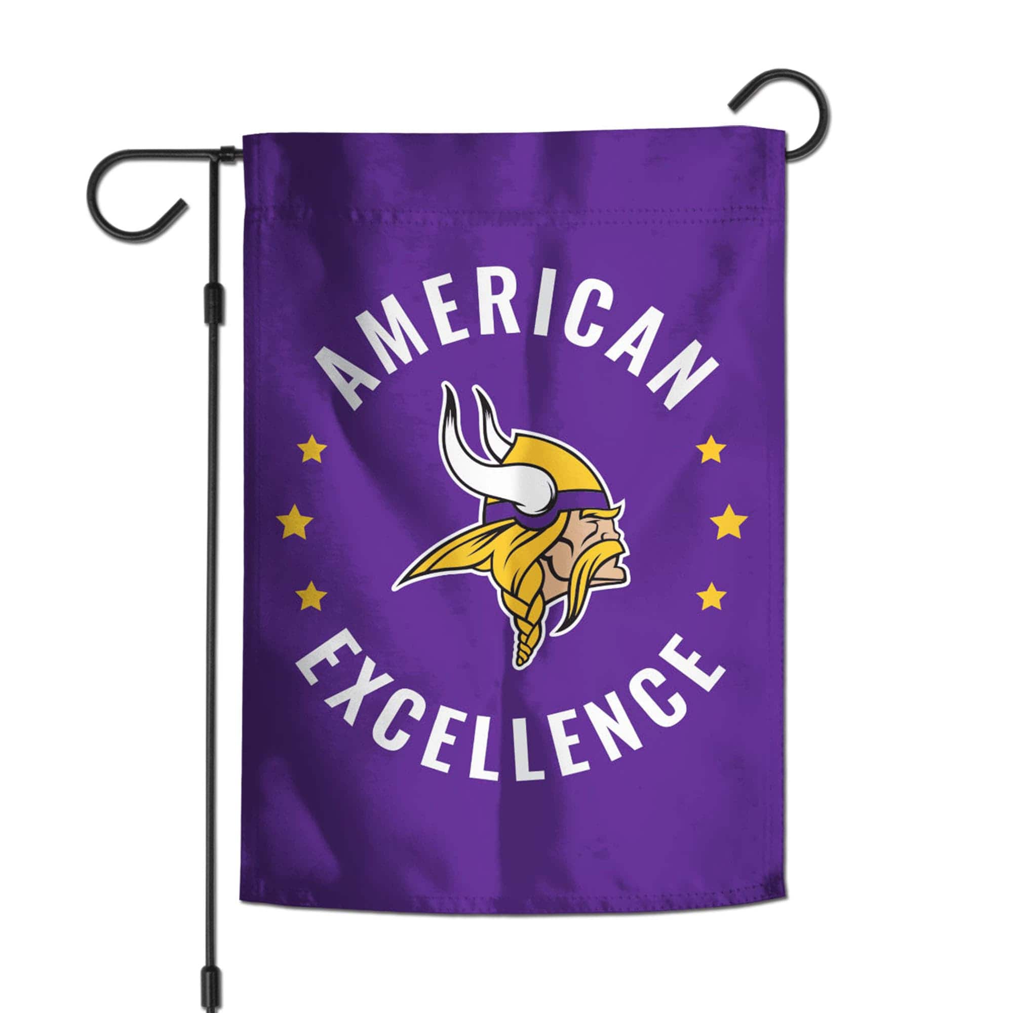 WinCraft - Minnesota Vikings 12" x 18" Double-Sided America 250 Garden Flag - Multicolor