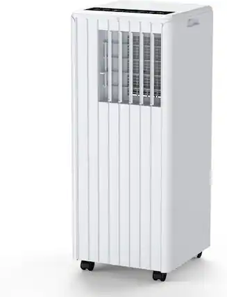 Front. Acekool - 8000 BTU Portable Air Conditioner, 3-In-1 Portable AC Unit with Fan, Cool & Dehumidify Modes - White.