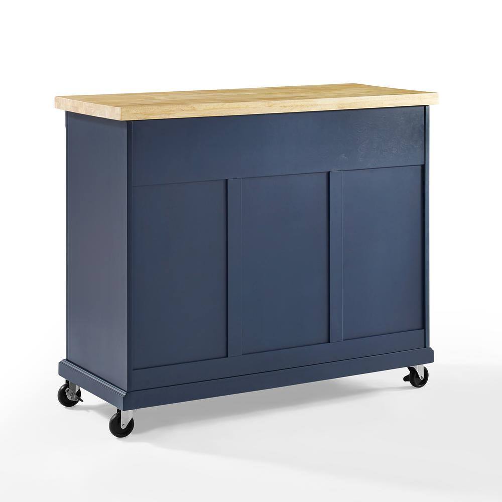 Alt View 10. Crosley Furniture - Madison Kitchen Cart - Navy.