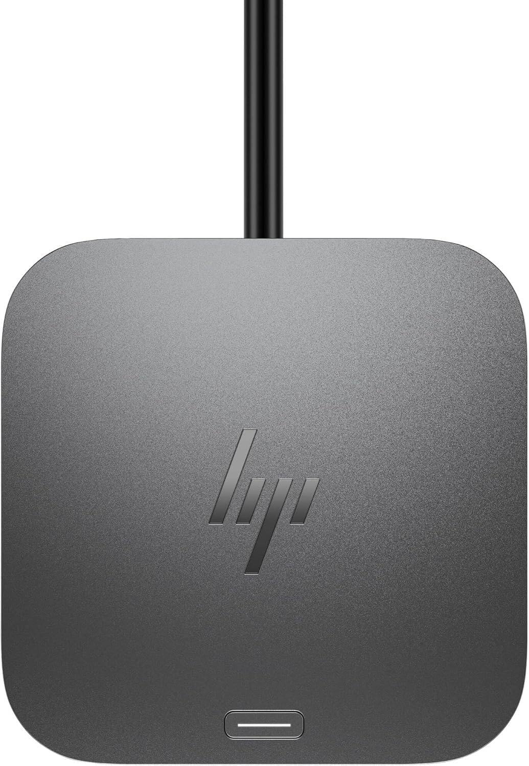 Angle. HP - HP 100W G6 Thunderbolt 4 Dock Port Replicator Bundle with DKZ Hub(Universal Thunderbolt/USB-C Docking Station.