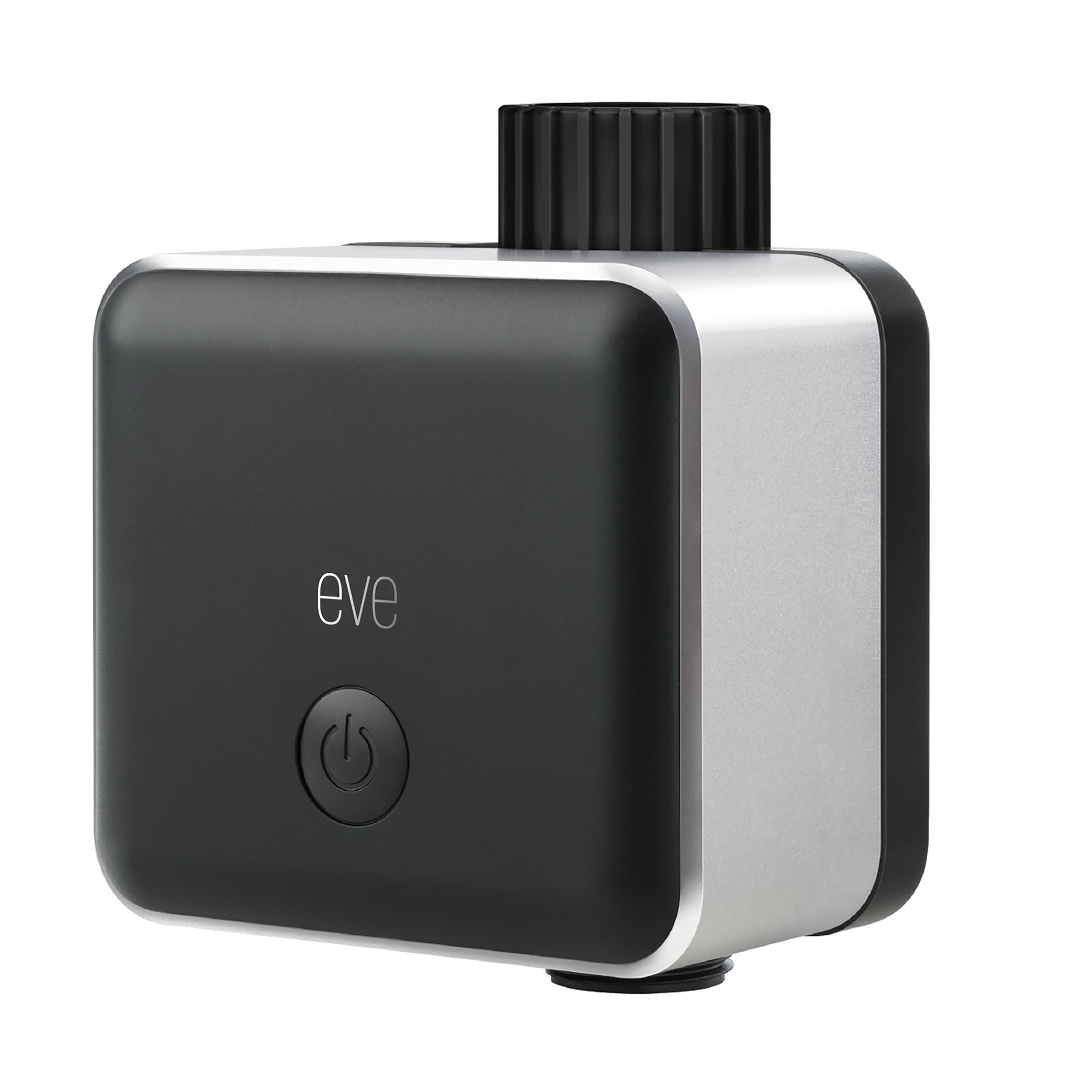 Front. Eve - Aqua Smart Water Controller - Black, Silver.