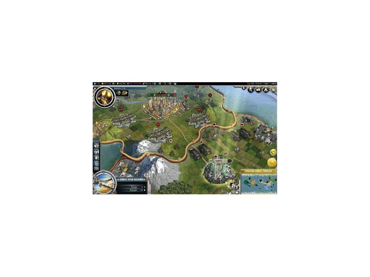 1180 C  
4070 - 0/TI n 0 ... n ON foe POS 81840 - e  
MB htlo114 S CN FOAE  
CHOOSE GREAT PERSON  
a GREAT WAR BOMBER  
msrge . a So .