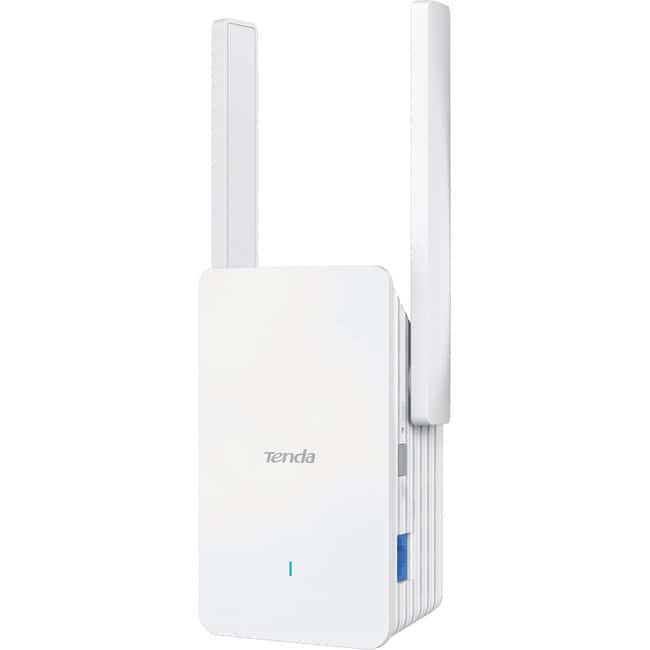 Tenda - A33 Dual Band Wi-Fi 6 IEEE 802.11 a/b/g/n/ac/ax 2.91 Gbit/s Wireless Range Extender - 2.40 GHz, 5 GHz - 2 x - Unknown
