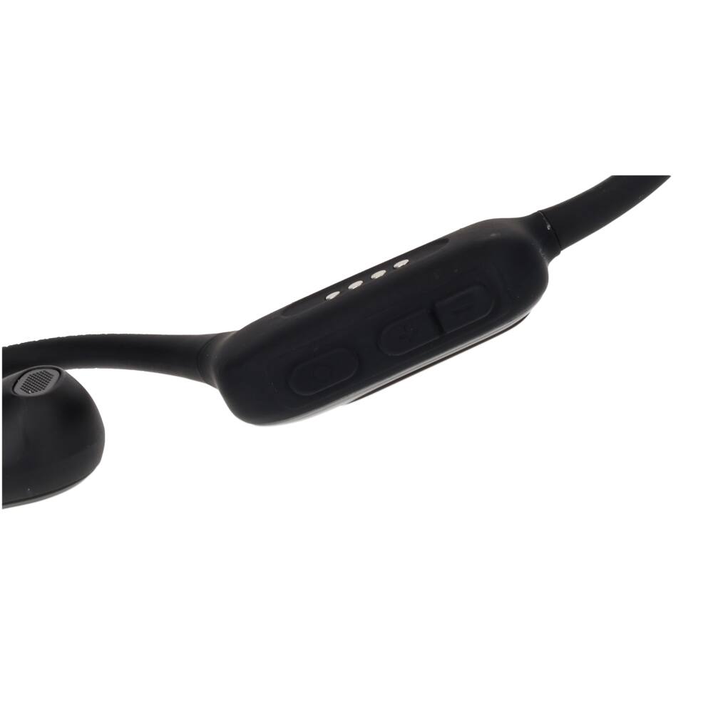 Back. RadioShack - Open-Ear Wireless Headphones with Bone & Air Conduction Audio, Dual-Mic Noise Cancellation, IPX5 3304460 - Black.