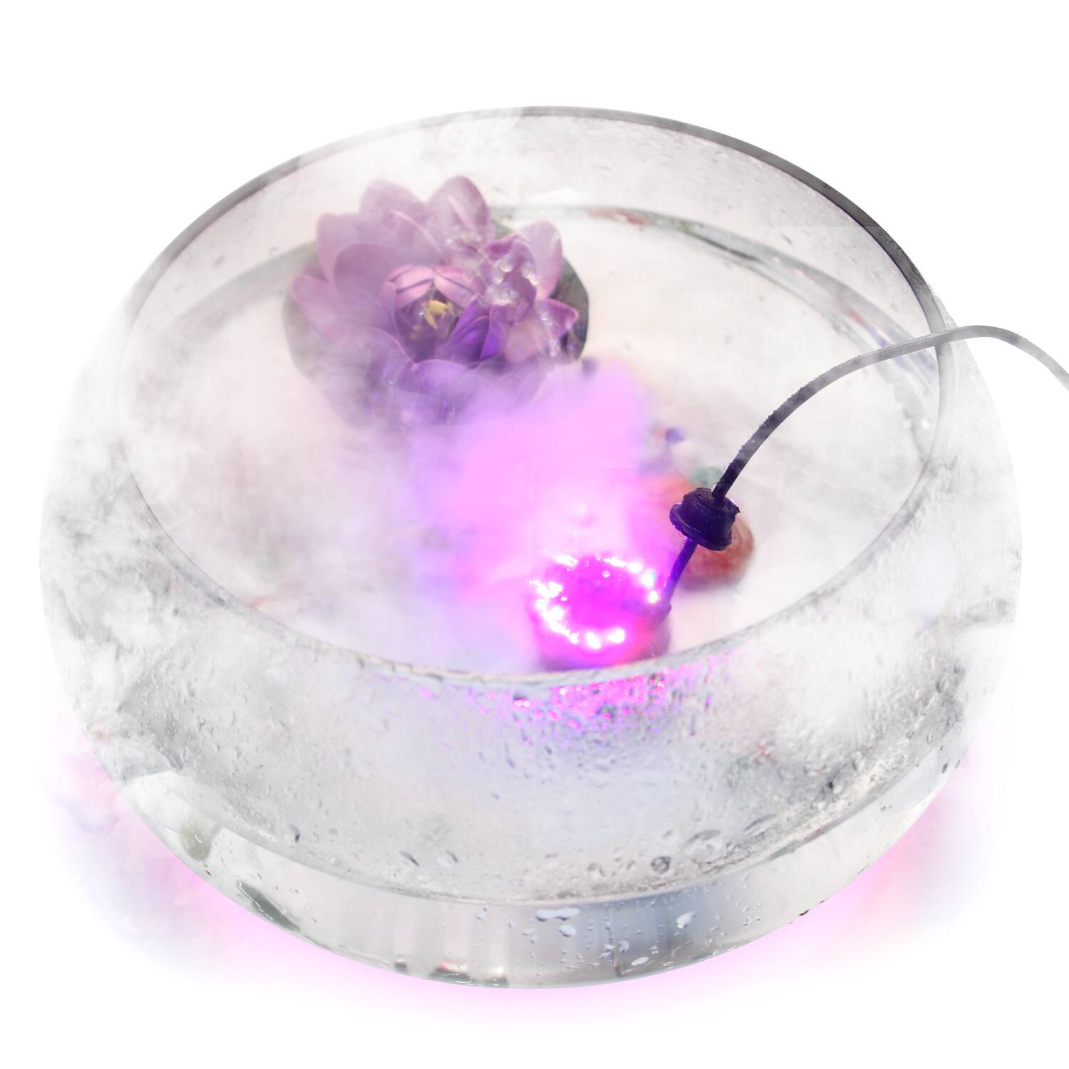 Alt View 2. Fitnate - 12 LED Mist Maker Fogger Atomizer Air Humidifier - Black.