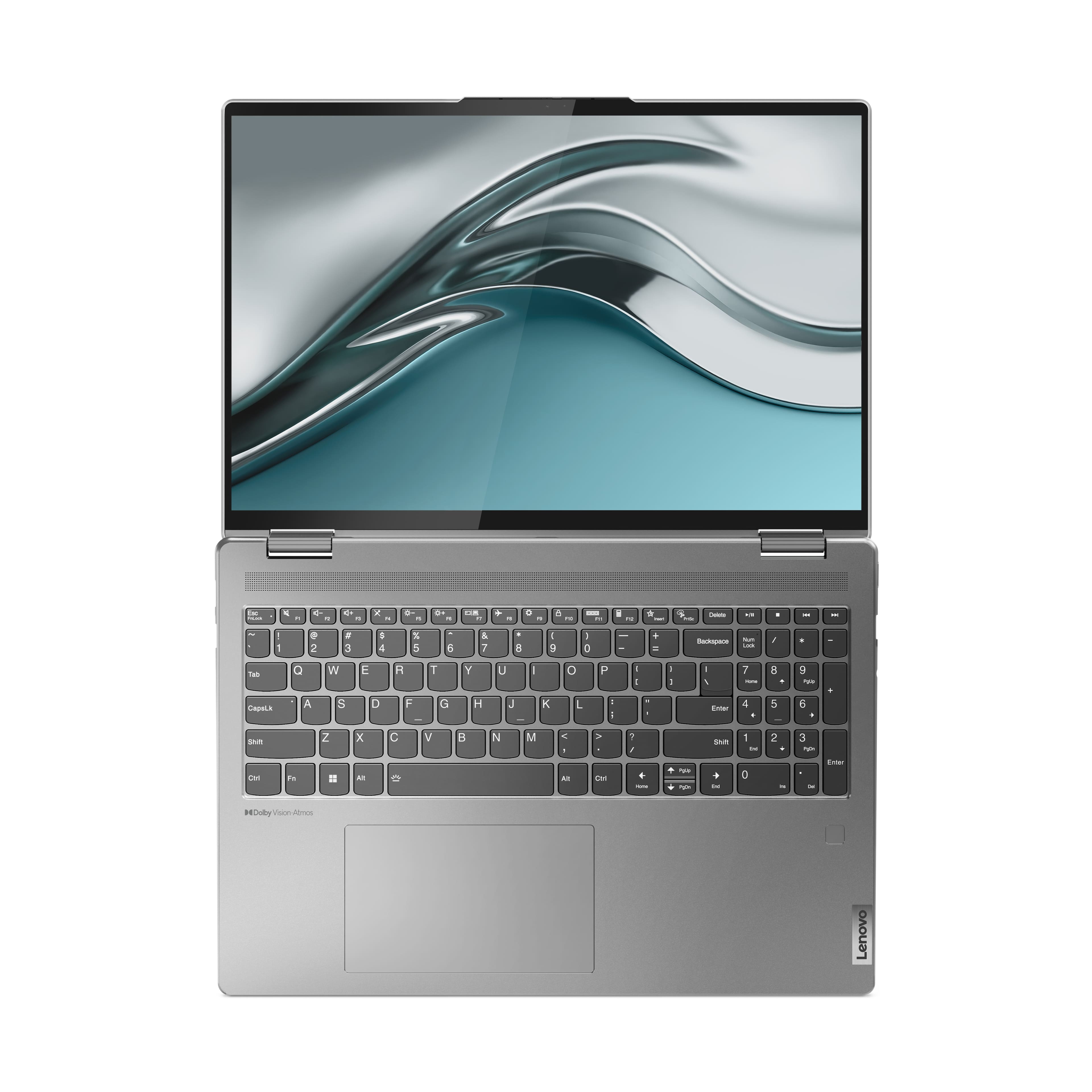 Alt View Zoom 12. Lenovo - Yoga 7i 16" 2.5K Touch 2-in-1 Laptop - Intel Evo Platform - Core i7-1260P - 16GB Memory - 512GB SSD - Arctic Grey.