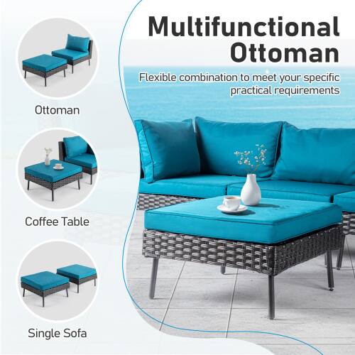 Multifunctional Ottoman  
Flexible combination to meet your specific practical requirements  
Ottoman  
Coffee Table  
Single Sofa