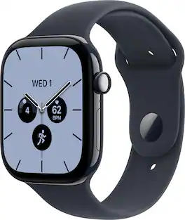 Apple Watch Series 12 (GPS + Cellular) 46mm Ceramic Case with Navy Blue Sport Band - S/M - Night Blue - (2026)