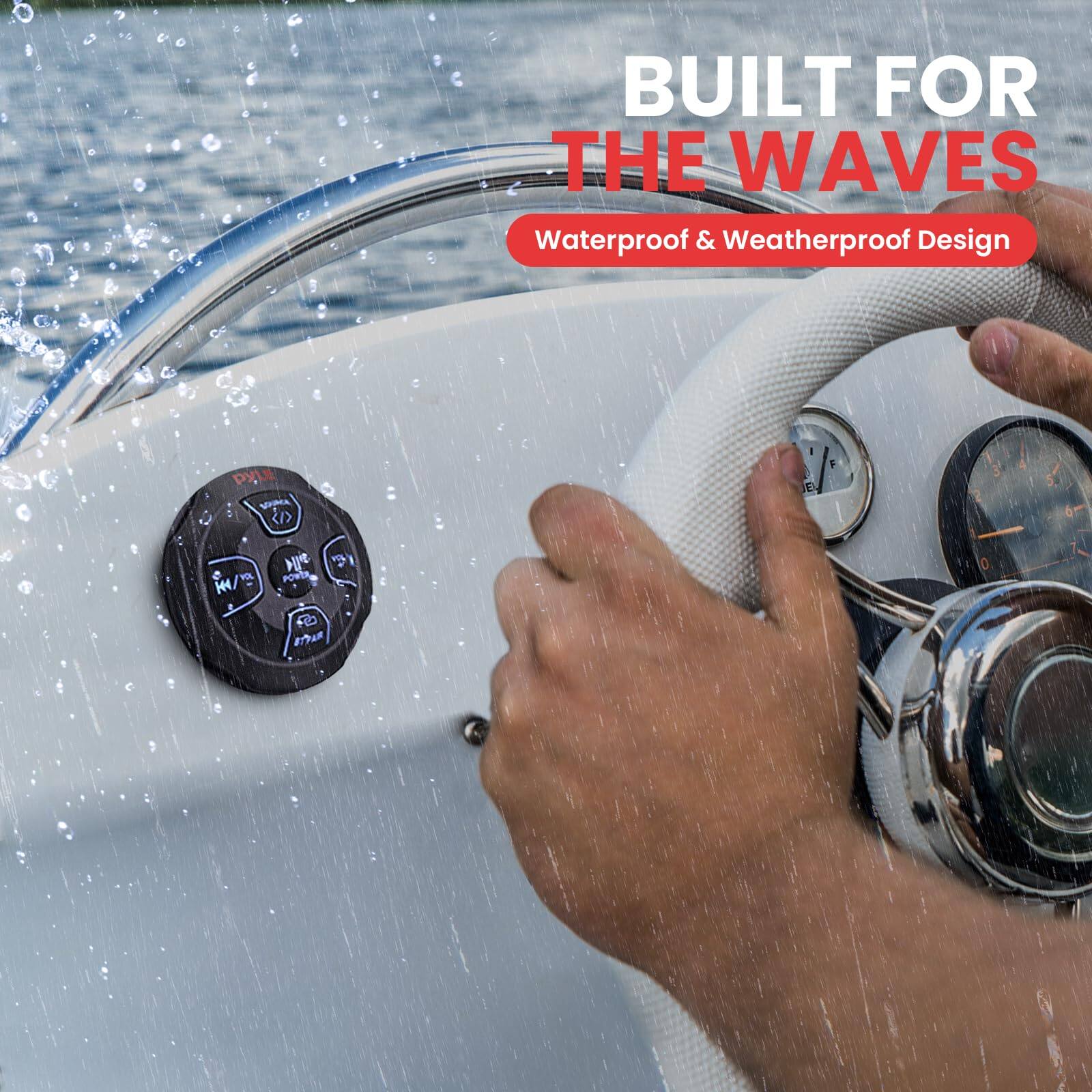 BUILT FOR THE WAVES  
Waterproof & Weatherproof Design