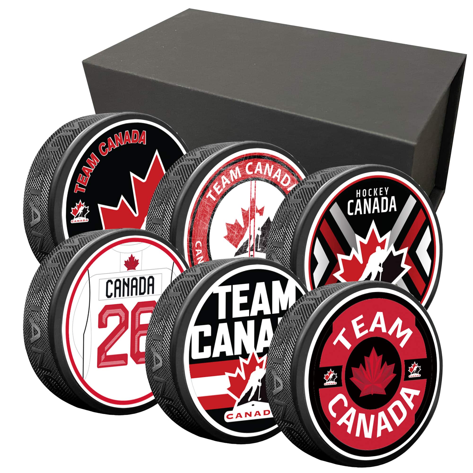 Mustang Drinkware - Hockey Canada 2026 Winter Olympics Six-Puck Pack - Multicolor