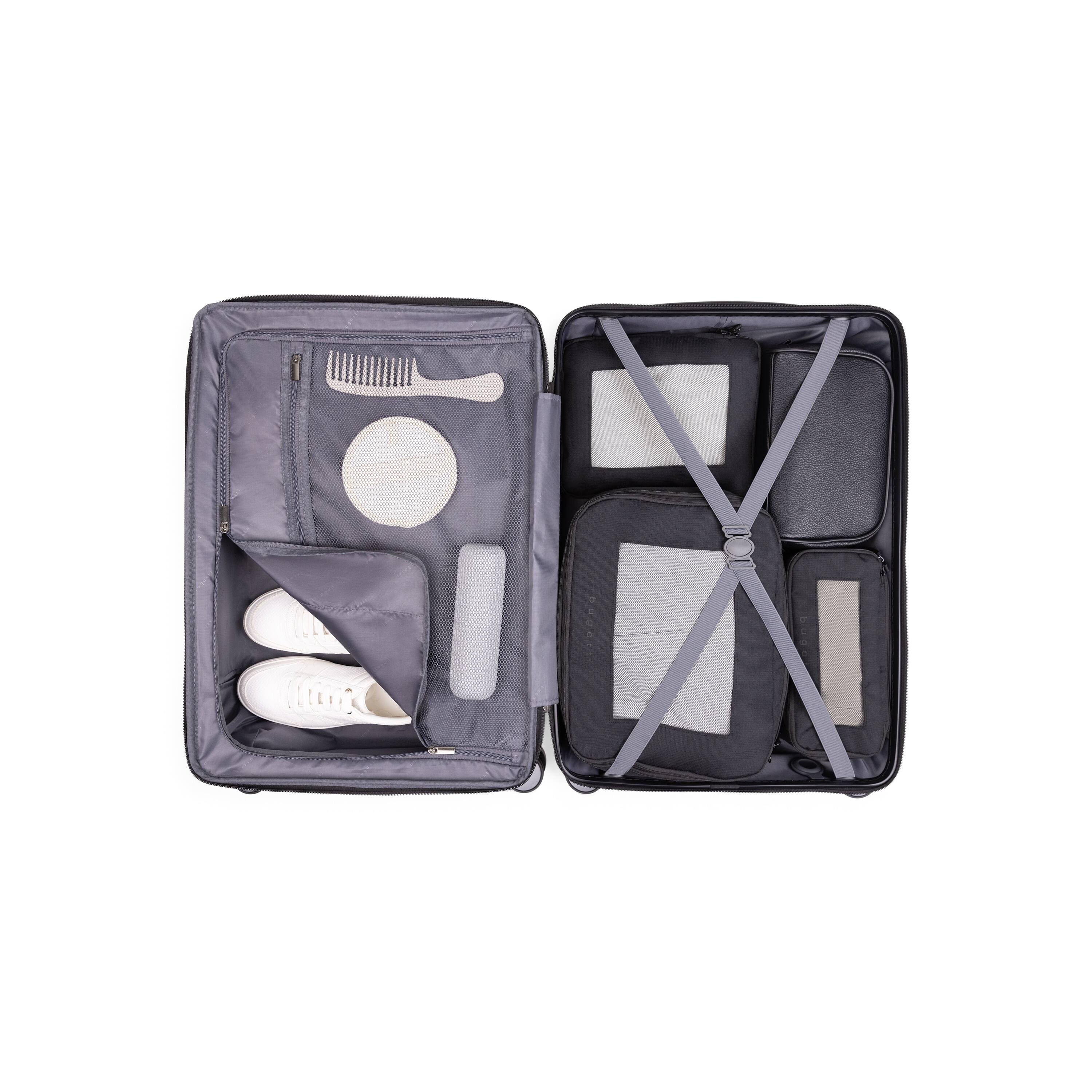 Back. Bugatti - Bugatti Brussel 3 Piece Hardside Luggage Set - GREEN.