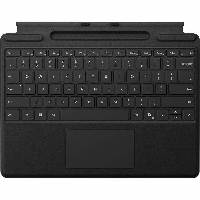 Keyboard/Cover Case Microsoft Surface Pro 9, Surface Pro 8, Surface Pro 10, Surface Pro 11 Tablet - English - Black