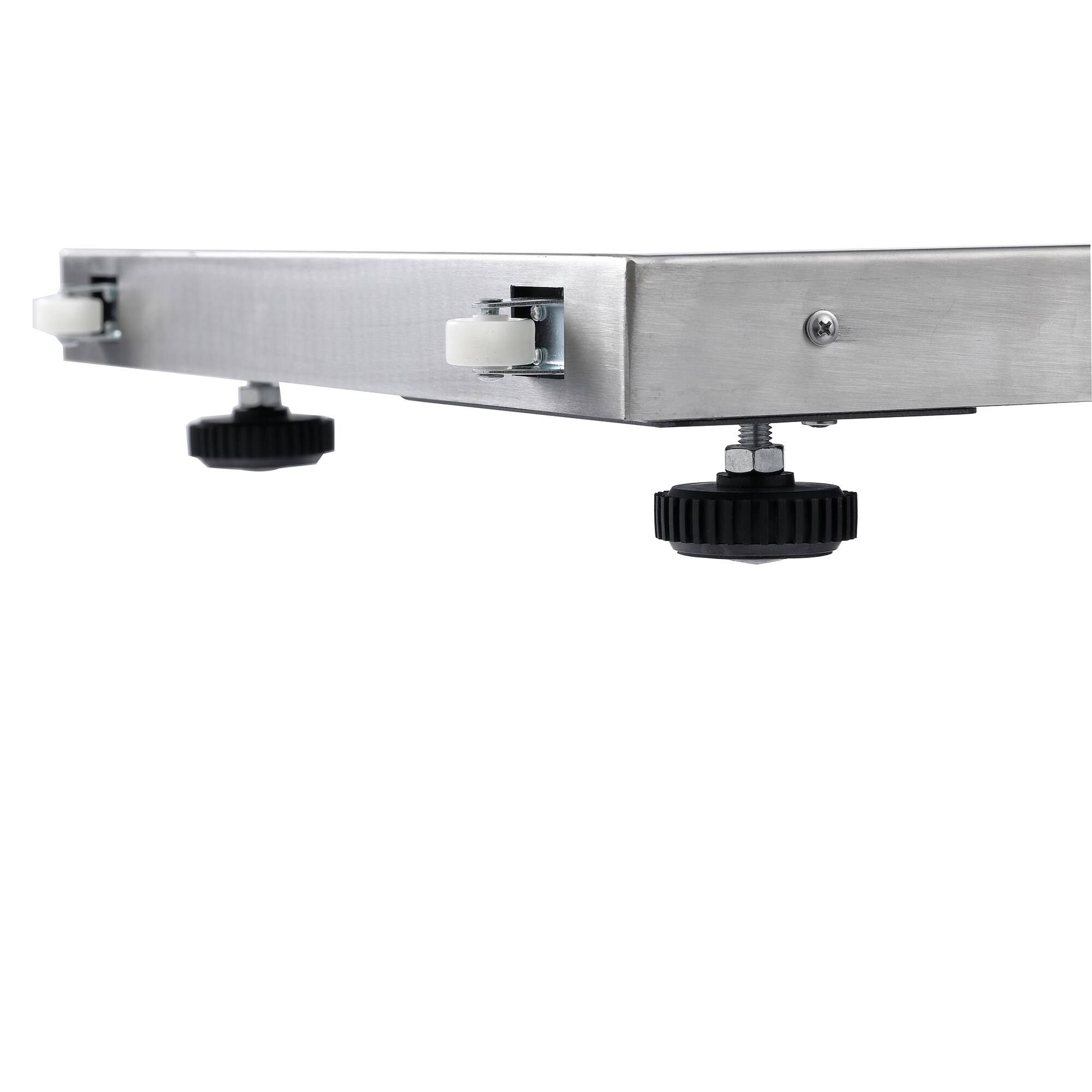 Alt View 8. Viva Comfort - ME904 Series Veterinary Pet Scale with LCD Display and Wheels - White.