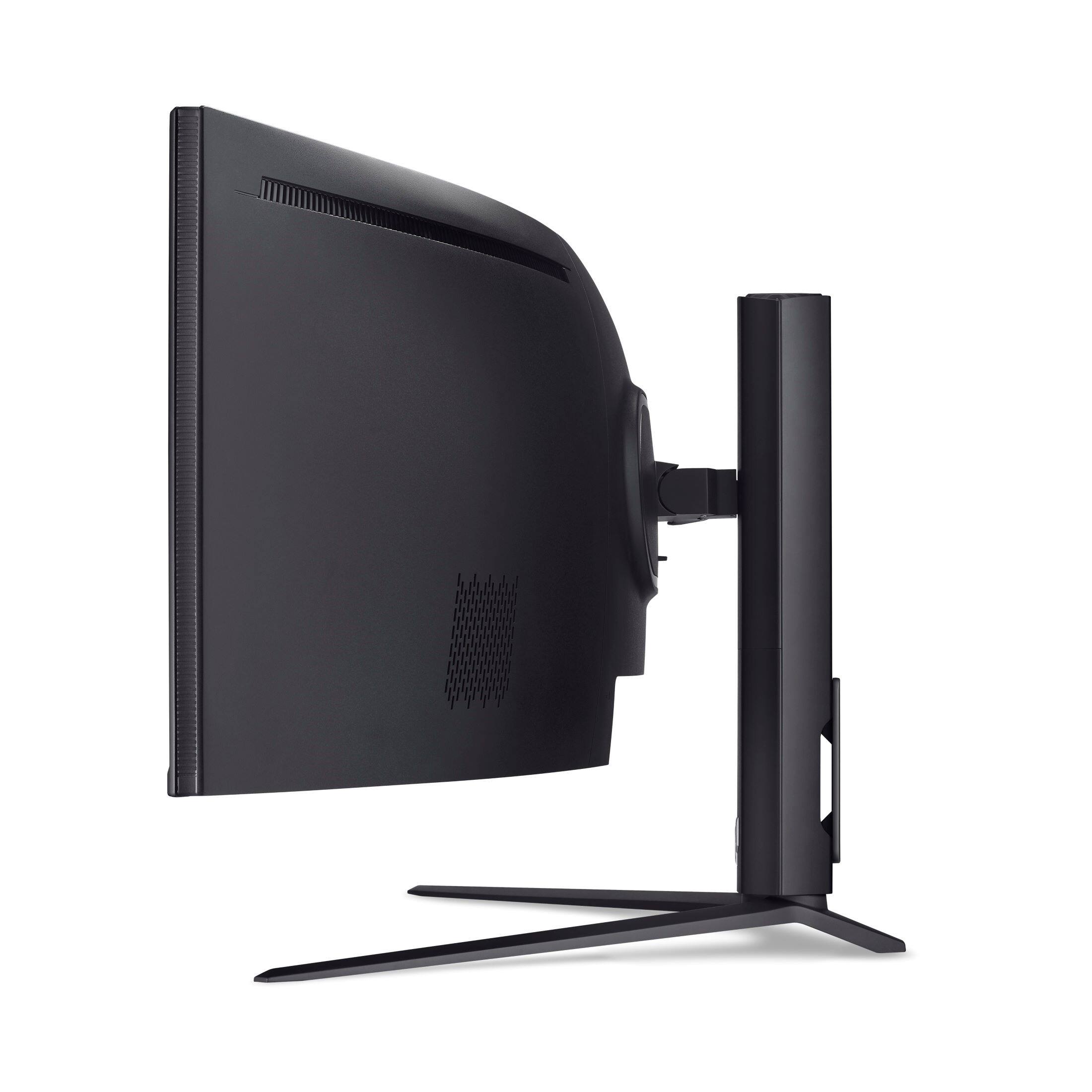 Left. Acer - Predator 57" Min LED Curved 120Hz 1ms FreeSync Monitor with HDR 1000 (Display Port,HDMI) - Black.