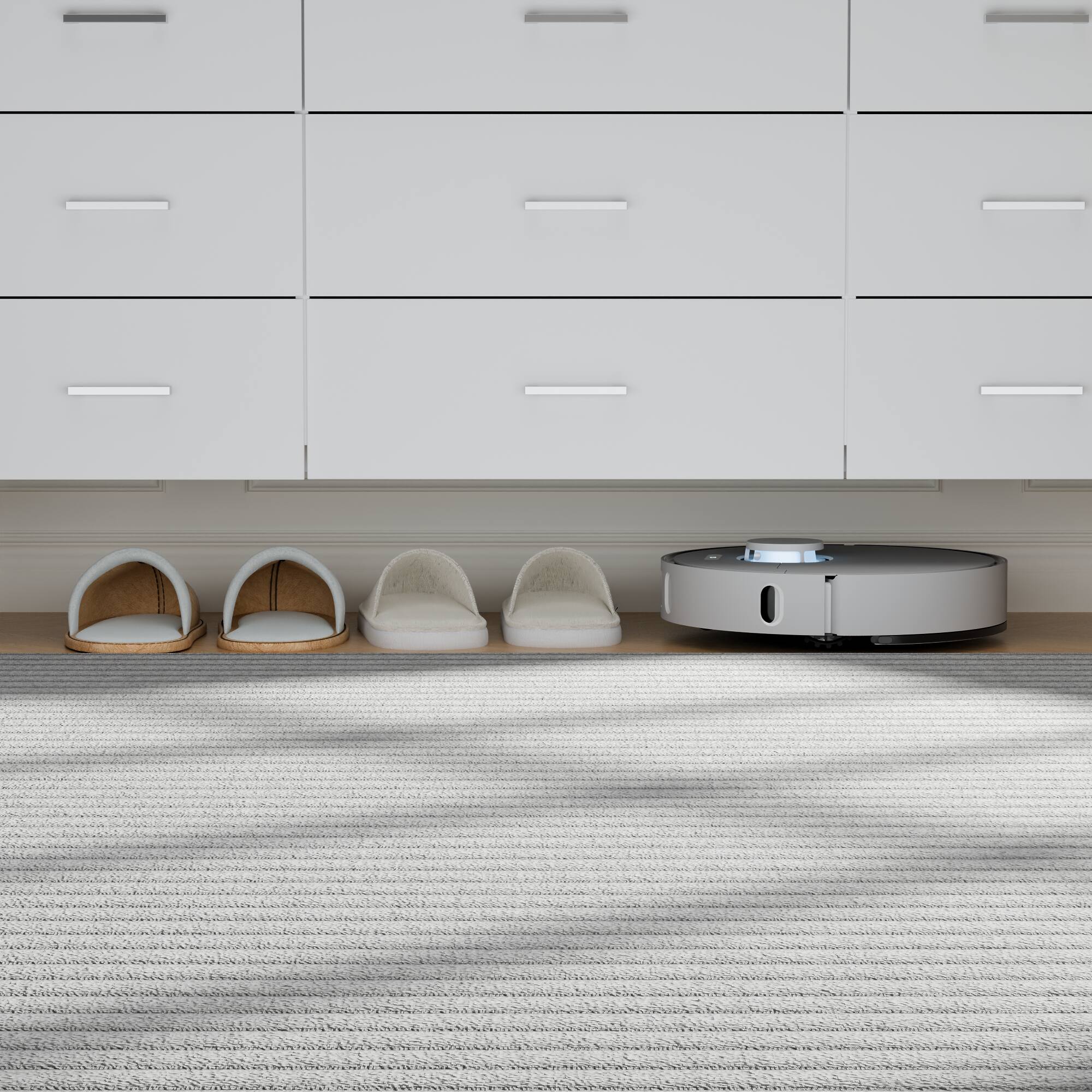 Alt View 9. Famapy - Famapy Modern Dresser: Tempered Glass Legs & Anti - Tipping Safety - White.