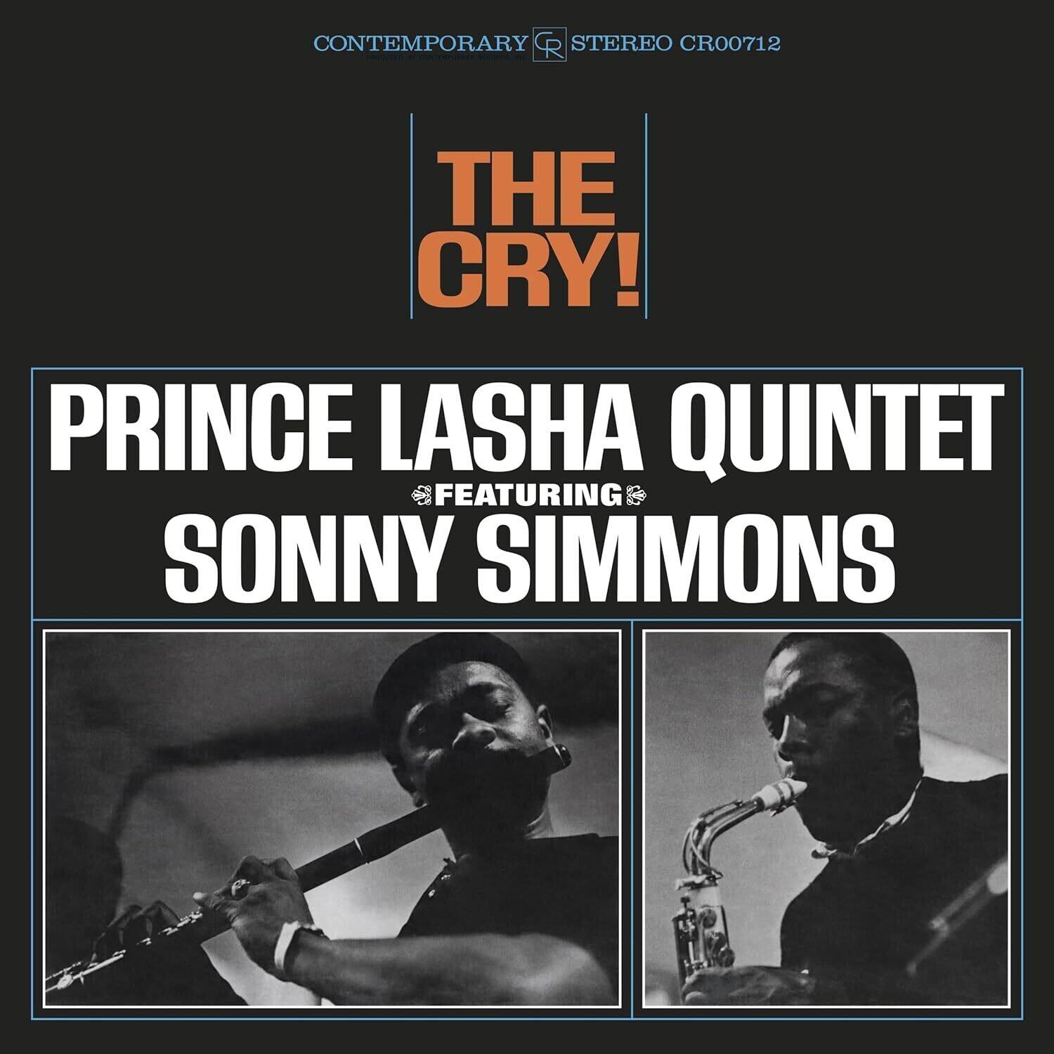 CONTEMPORARY R STEREO CR00712

THE CRY!

PRINCE LASHA QUINTET  
FEATURING  
SONNY SIMMONS
