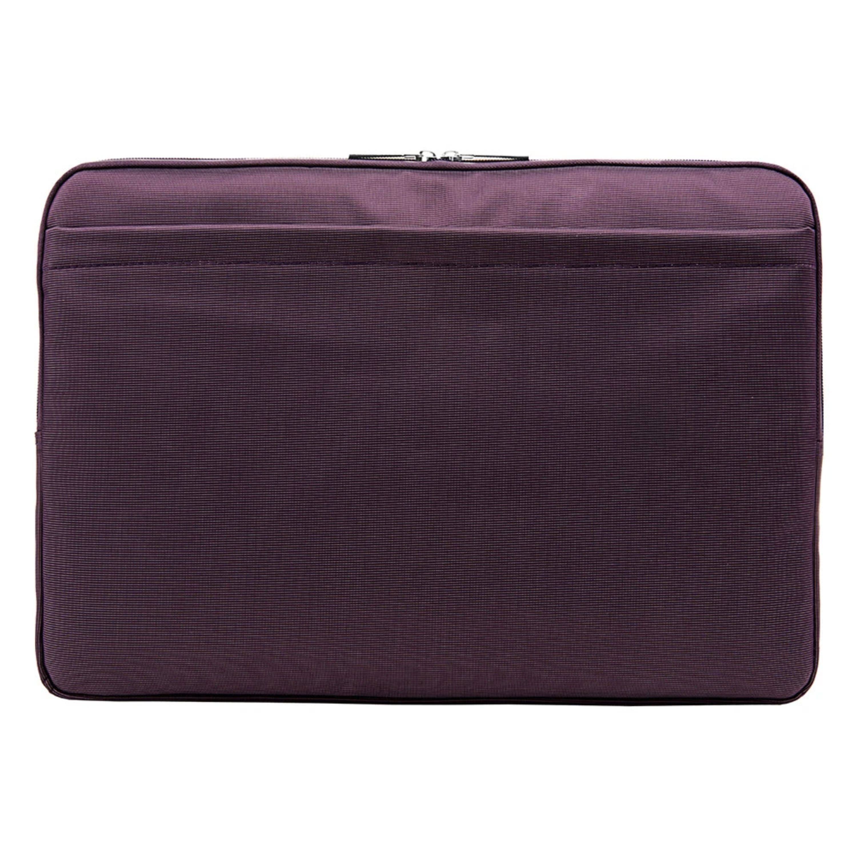 Angle. Kitcheniva - Shock Proof Sleeve Bag Case For 15" Laptop Purple - Purple.