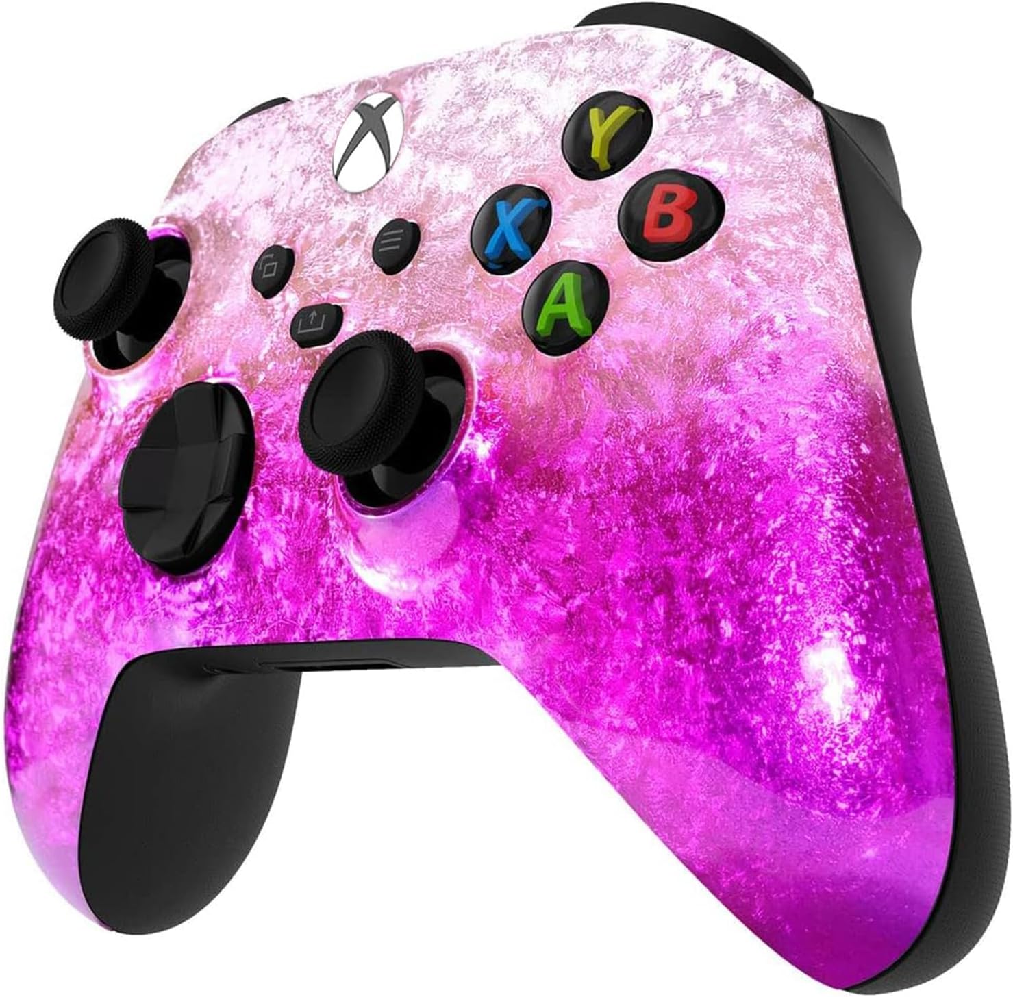 Angle. Custom Controllerzz - Custom Wireless Controller for Xbox Series X|S, Xbox One, & PC - Icy Pink.
