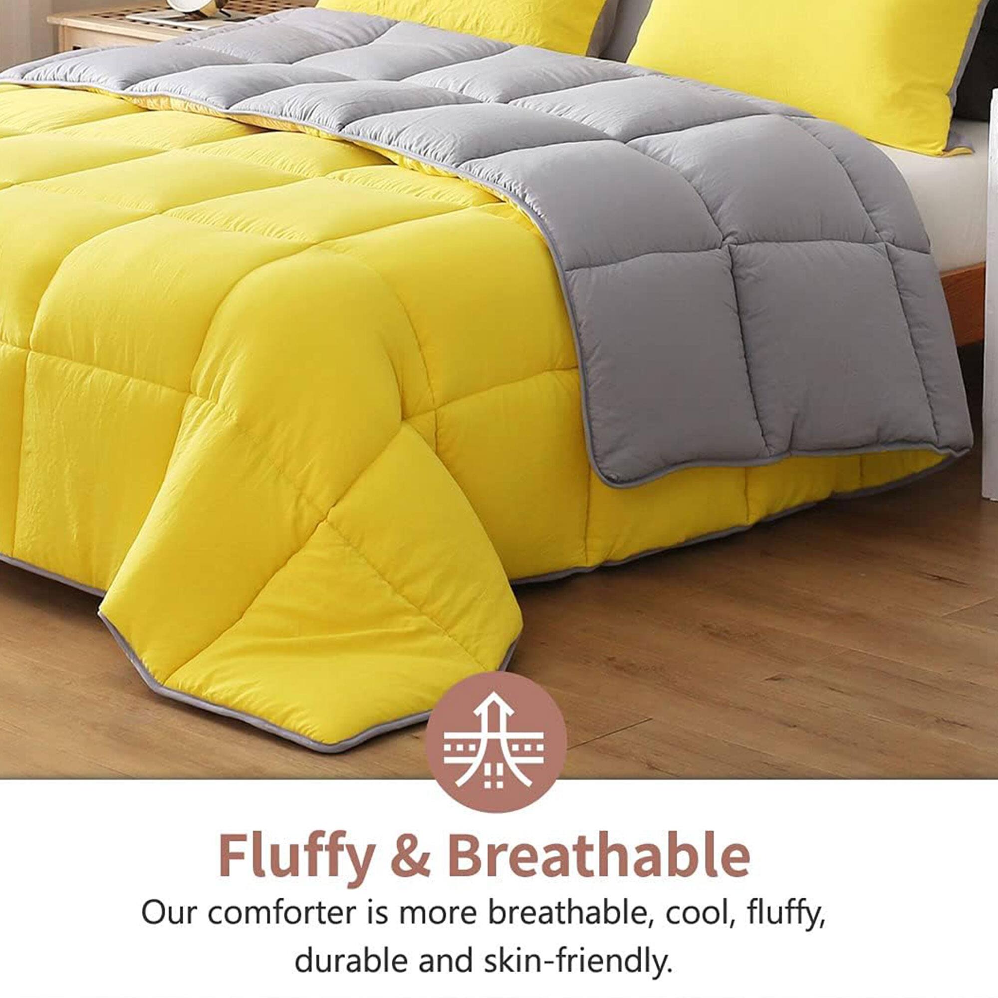 Fluffy & Breathable  
Our comforter is more breathable, cool, fluffy, durable and skin-friendly.
