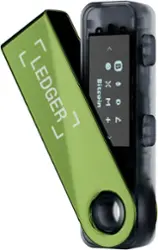 Ledger - Nano S Plus Crypto Hardware Wallet - Oxidate Green - Front_Zoom