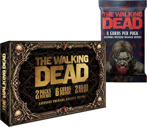THE WALKING DEAD 6 CARDS PER PACK KEEPSAKE PREMIERE BREAKER EDITION
THE WALKING DEAD RELICS PACKS CARDS 2 PER BOX 6 PER PACK BREAKER EDITION PREMIERE KEEPSAKE