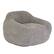 Alt View 5. GOODSILO - Giant Memory Foam Filled Bean Bag Sofa with Armrests for Adults, Spacious Faux Fur Lounger for Living Room and Bedroom - Light Gray.