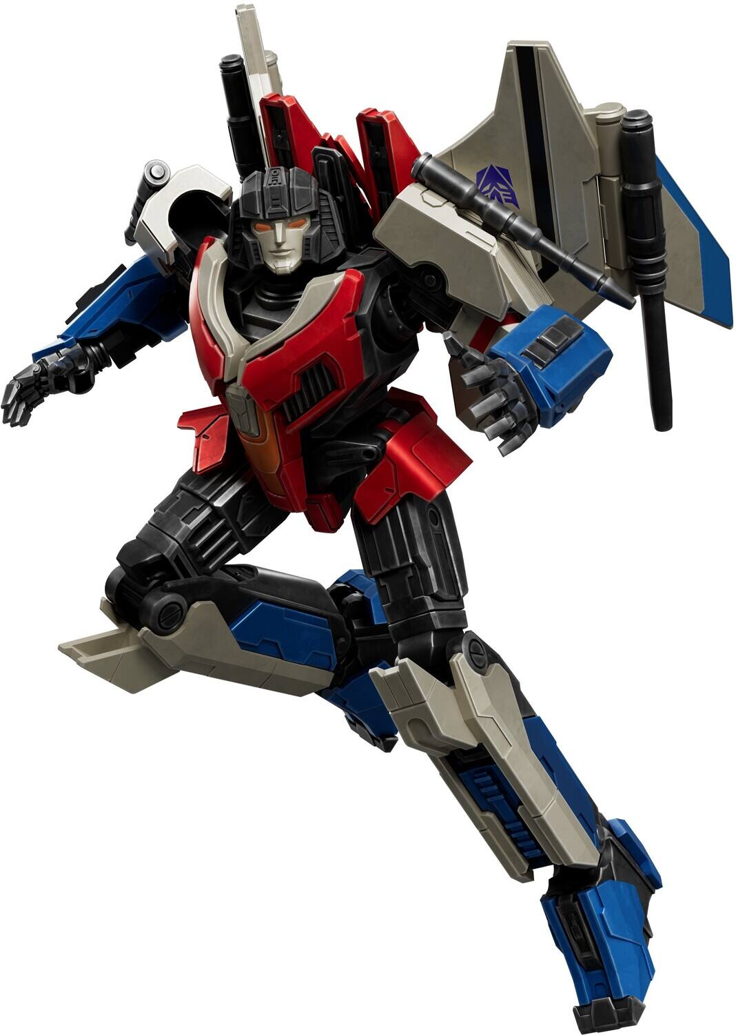 Alt View 4. PopMarket - Blokees - Transformers - Classic Class - 16: Starscream (Transformers One) Model Kit   - COLLECTIBLES - Multicolor.