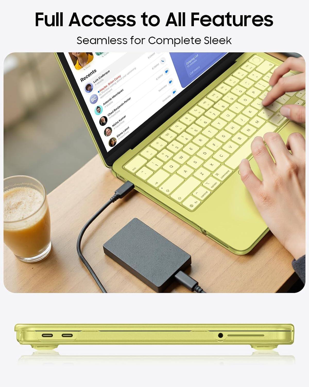 Full Access to All Features  
Seamless for Complete Sleek  

Recents  
Luis Mobile Brin Carey EJ6AM 1 2  
Saybe Hectey o Manriquez  
BC Antonio Pottor nesterdar 9  
Chad Benjamin Potter  
Nisha Kumar  
Misha 6  
Elena Larod 1  

E E >  
D 2 W  
O x E  
A ~ 34 I  
Y setitn OF Q Caetesl