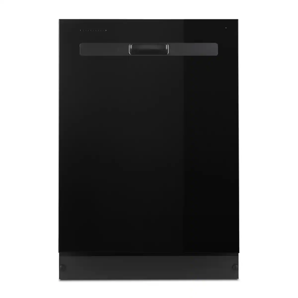 Whirlpool - Quiet Dishwasher with Boost Cycle and Pocket Handle - Black