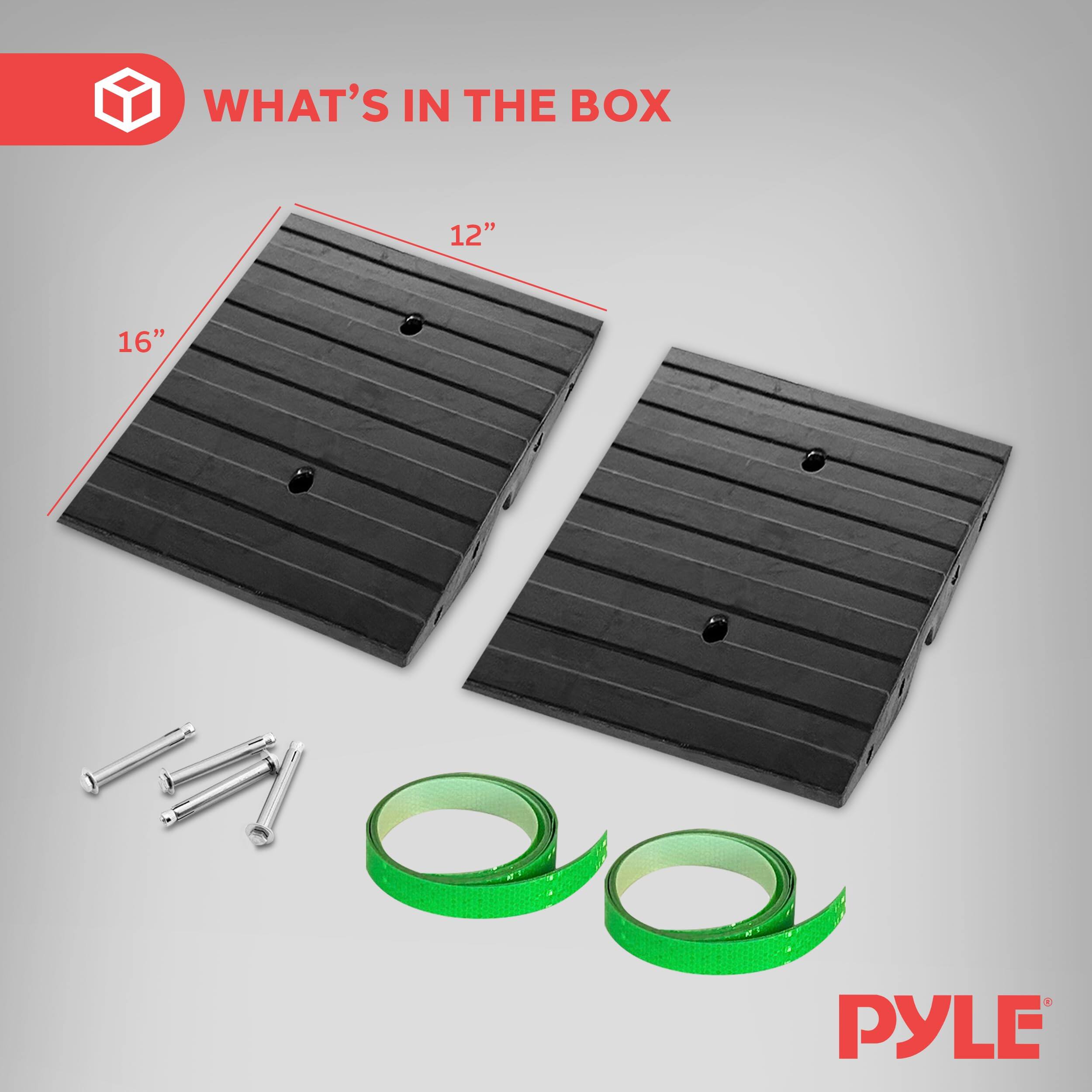 WHAT'S IN THE BOX

12" 16" 00 PYLE
