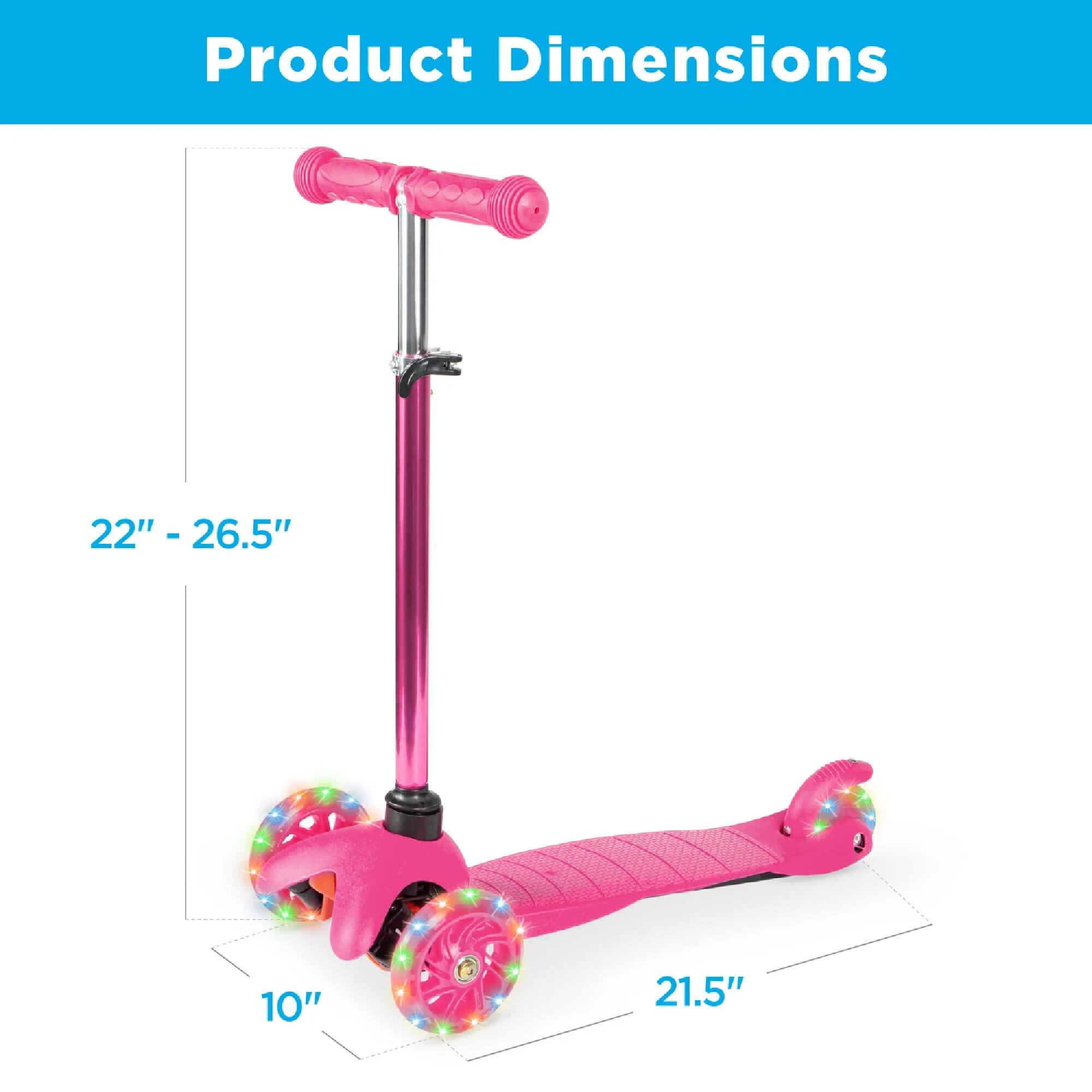 Product Dimensions: 22" - 26.5" - 21.5" - 10"