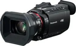 Panasonic HC-X1600 4K Camcorder w/ Live-Streaming + Wi-FI - Black - Angle_Zoom