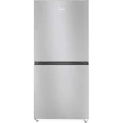 Front. Midea - Midea MRU21C7BST 20 Cu. Ft. Stainless 3-Way Convertible Smart Refrigerator / Freezer - Stainless.