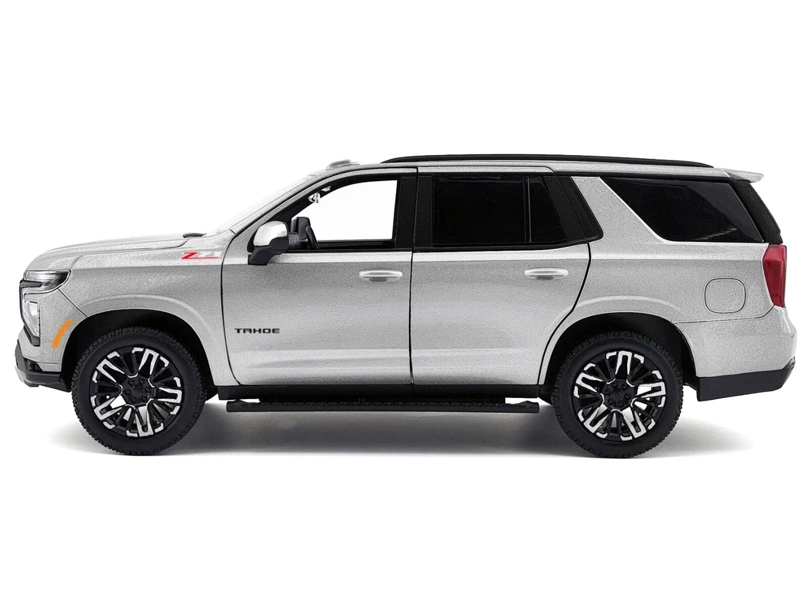 Alt View 1. Motormax - 2025 Chevrolet Tahoe Z71 Gray Metallic "Timeless Legends" Series 1/24 Diecast Model Car by Motormax.