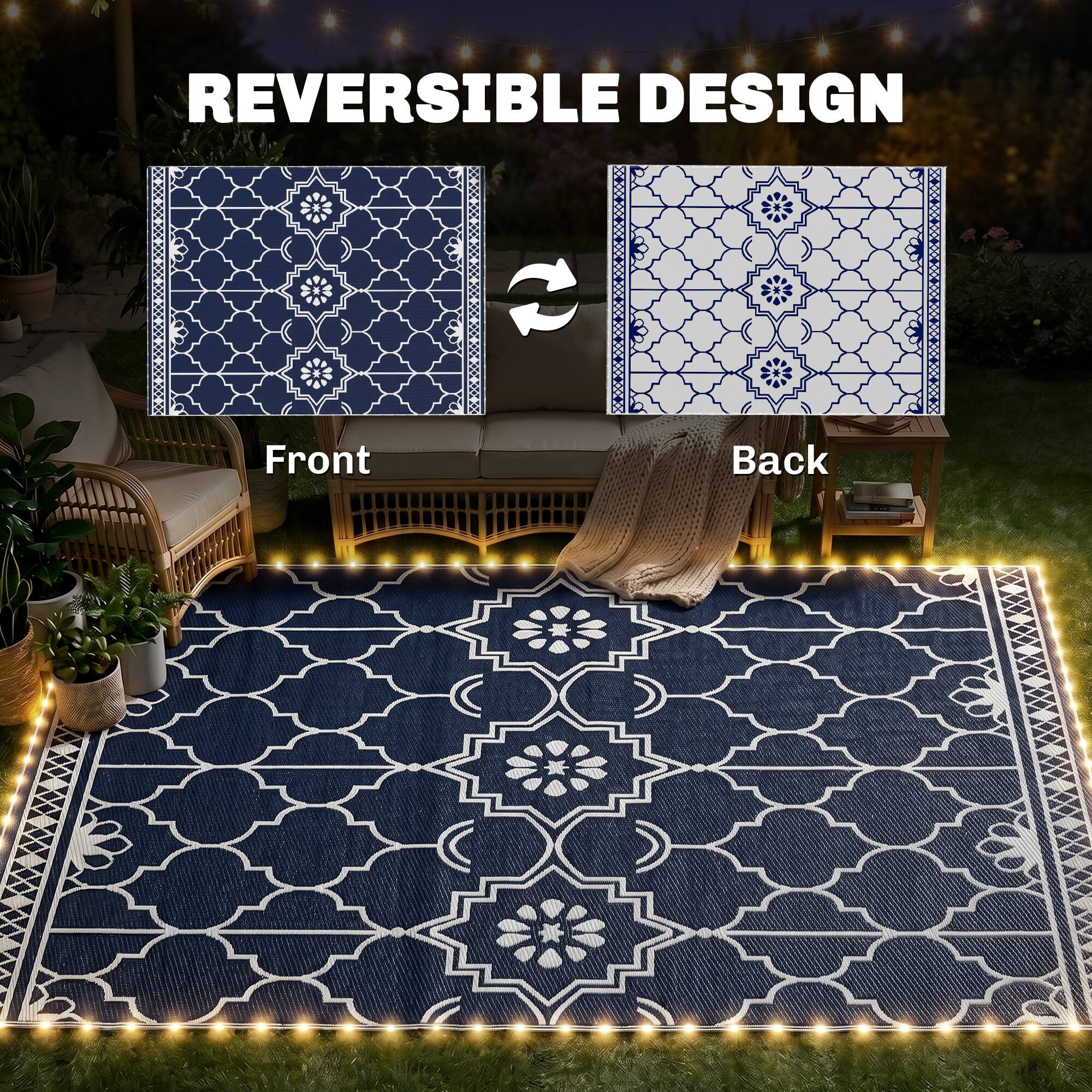 REVERSIBLE DESIGN

Front
Back