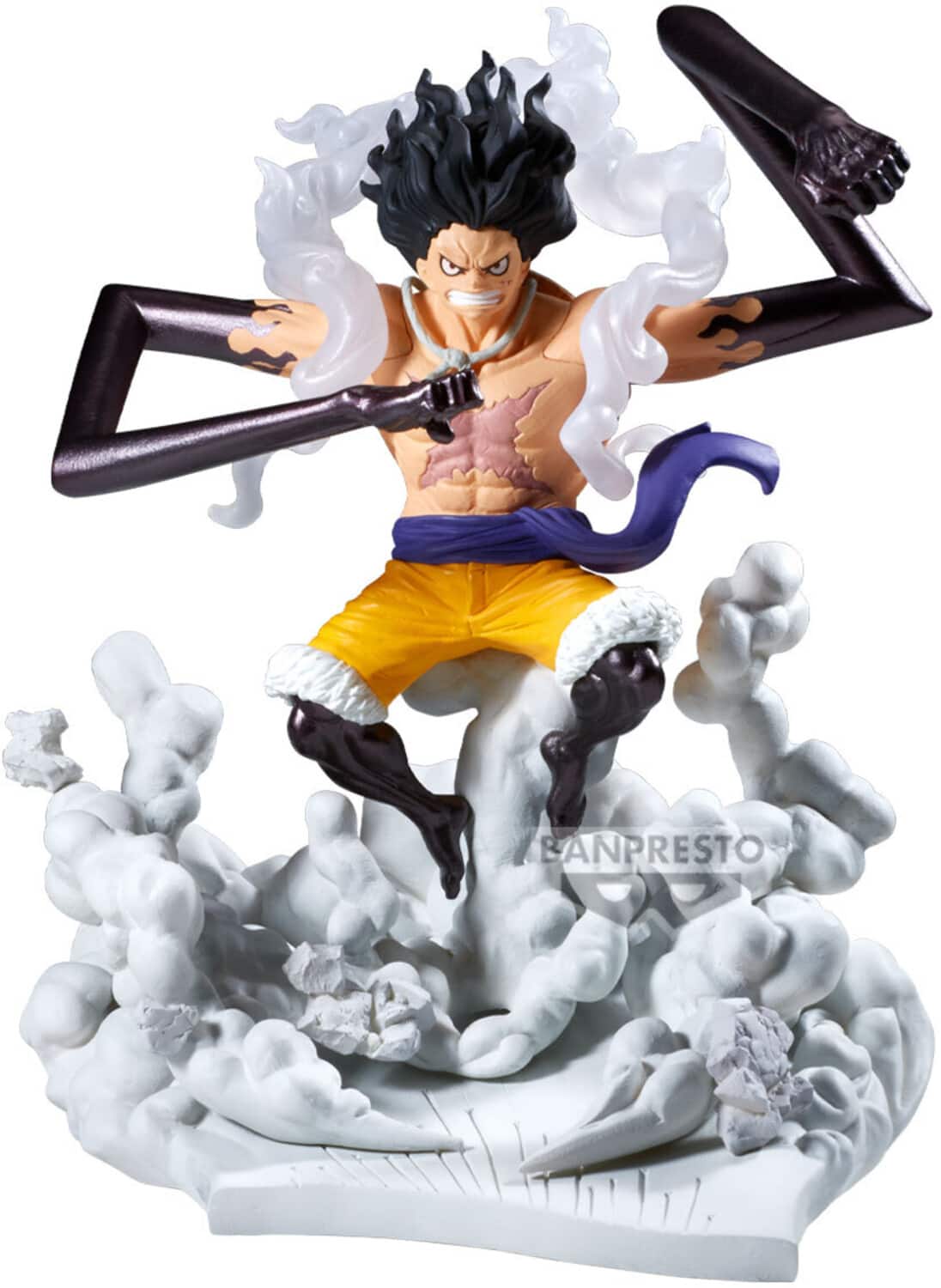 Little Buddy One Piece Senkozekkei The Monkey.D.Luffy Gear5 Figure