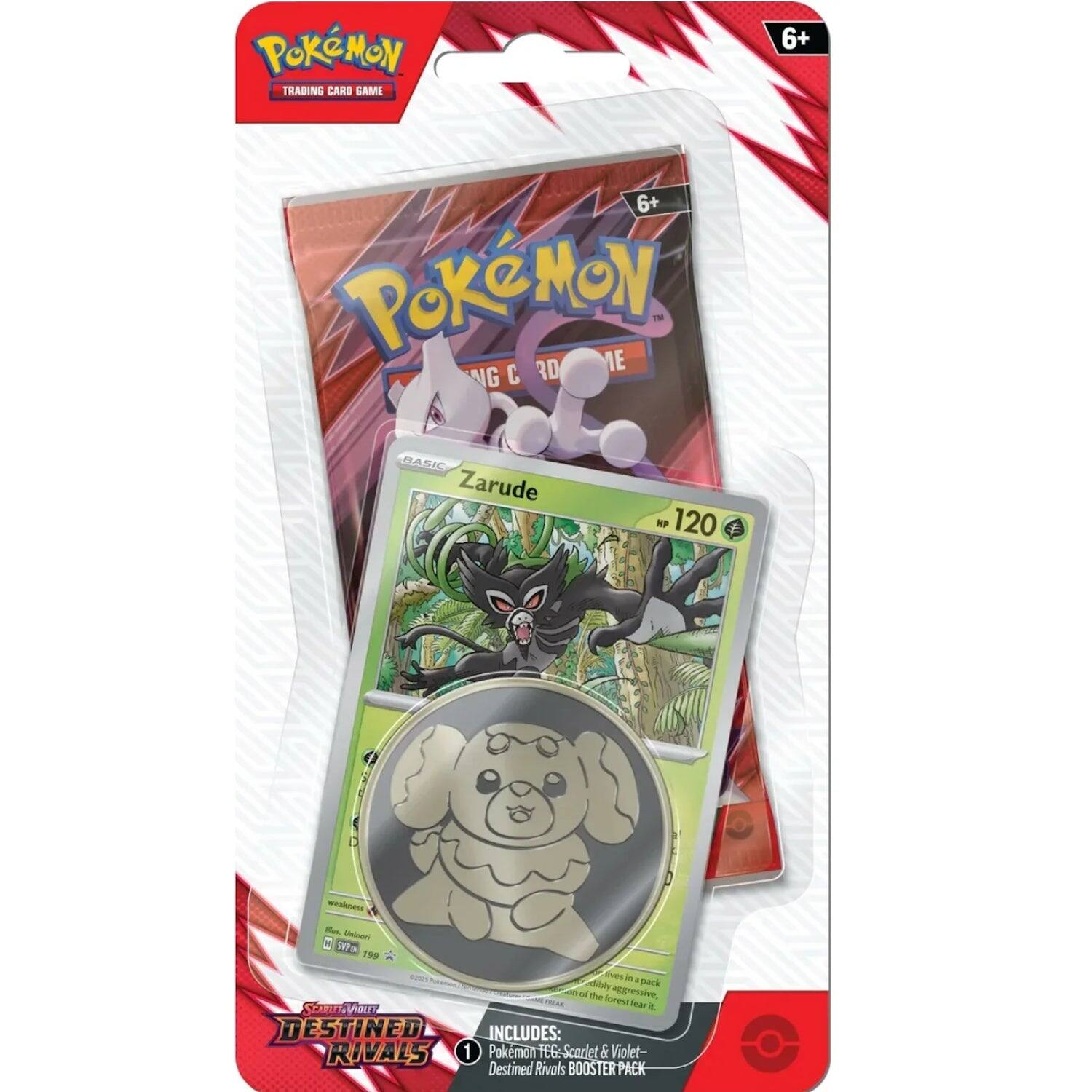 Pokémon - Pokemon TCG: Scarlet & Violet - Destined Rivals Checklane Blister - Zarude
