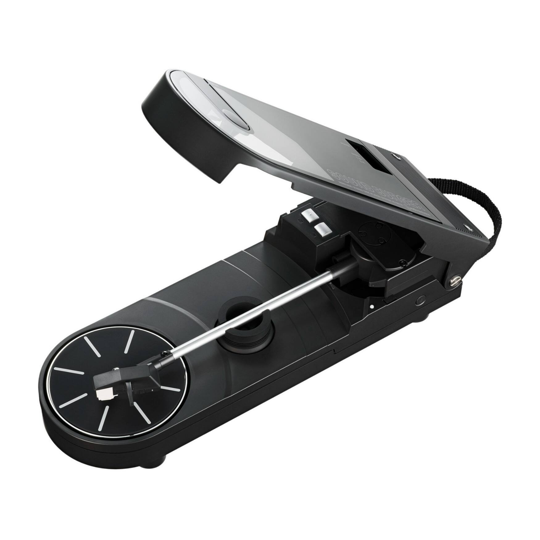 Back. Audio-Technica - Audio-Technica AT-SB727 Sound Burger Portable Bluetooth Turntable with Monitors.