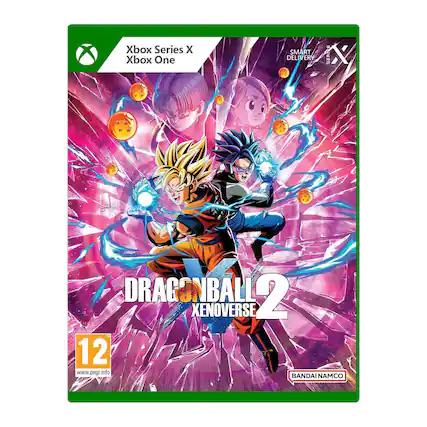 Xbox Series X Xbox One SMART DELIVERY
DRAGONBALL 2 XENOVERSE
12
www.pegi.info
BANDAI NAMCO - E10+ (Everyone 10+)