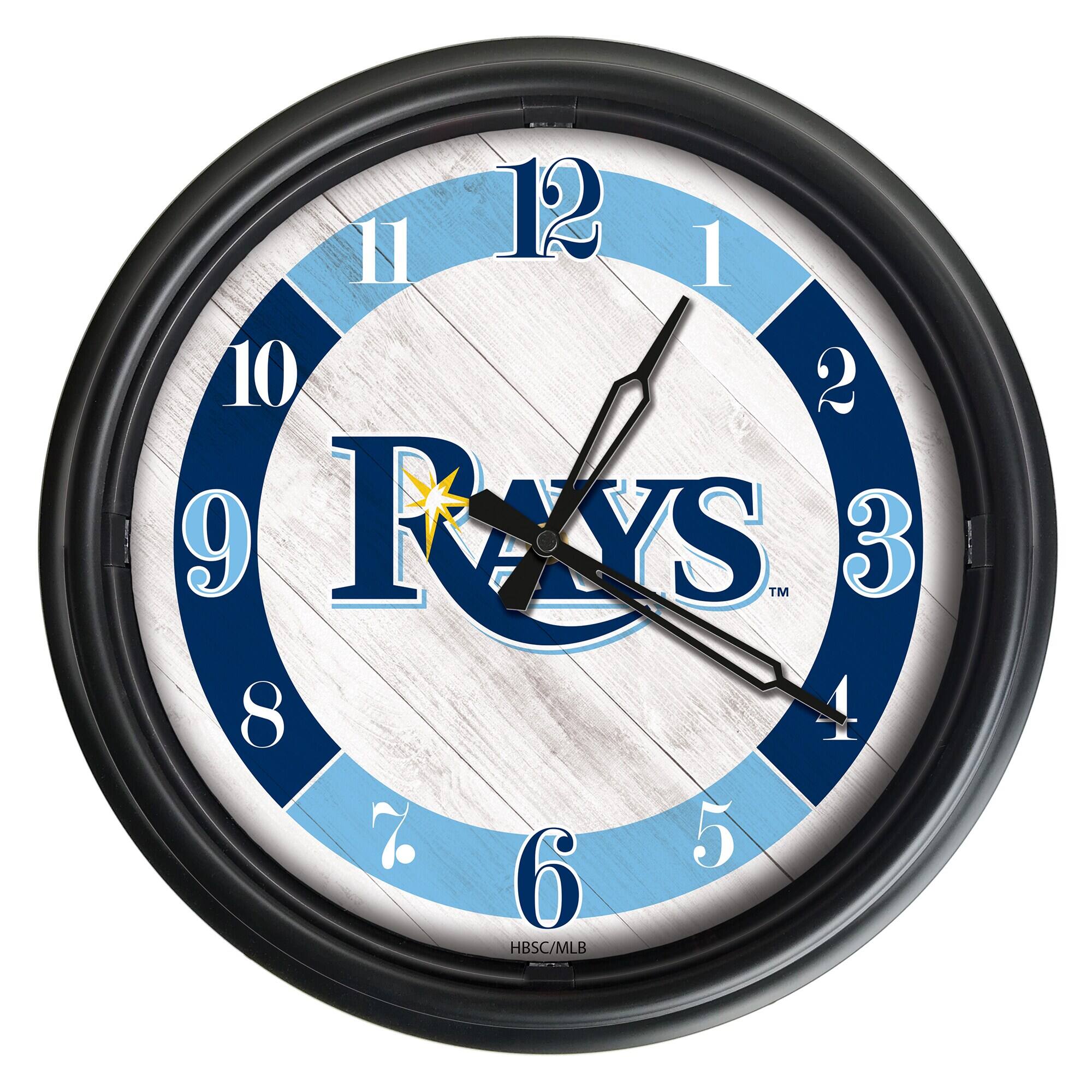 Holland Bar Stool Co. - Tampa Bay Rays Indoor/Outdoor LED Wall Clock - Multicolor price history on PriceWatchPro