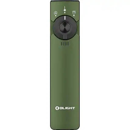 Front. OLIGHT - Arkfeld Pro 1,300 Lumens Flat 3-in-1 EDC Flashlight ARKFELD PRO - OD Green.