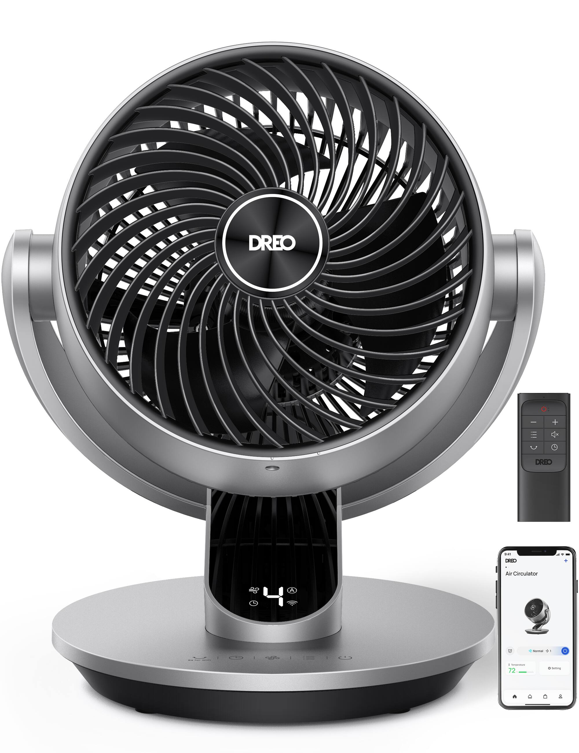 DREO - + = DREO 4 Air Circulator MIOAINIO I I M I I - + - . . : + - 72