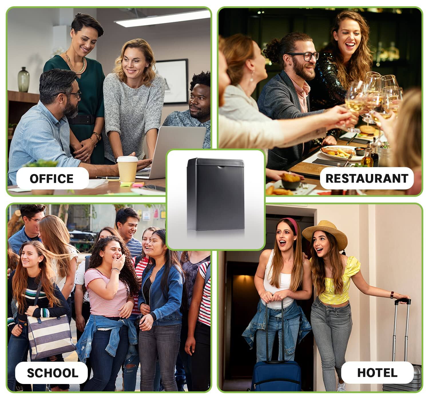 OFFICE  
RESTAURANT  
SCHOOL  
HOTEL