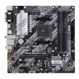 ASUS - PRIME B550M-A WIFI II (Socket AM4) AMD B550 Micro ATX DDR4 Wi-Fi 6 Motherboard - Black