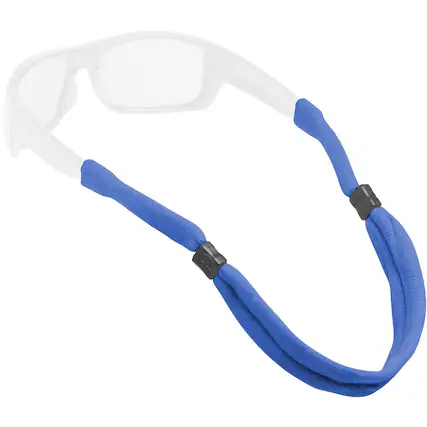 Front. Chums - Chums No Tail Cotton Adjustable Sunglasses Eyewear Retainer - Royal - Royal.