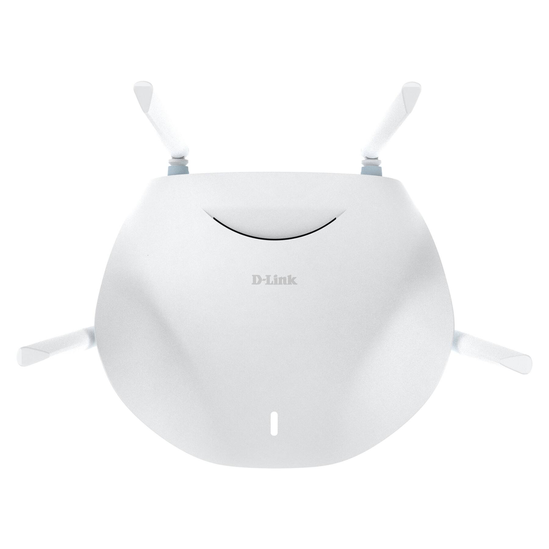 Alt View 9. D-Link - D-Link BE9500 Tri-Band Wi-Fi 7 Smart Router 2.5 GbE, Self-Optimizing Mesh, Multi-Link, Multi-Gig (R95) - White.