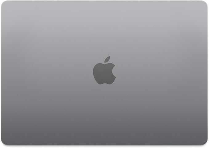 Angle. Apple - MacBook Air 15-inch Laptop - M3 chip - 16GB Memory - 512GB SSD - Space Gray.