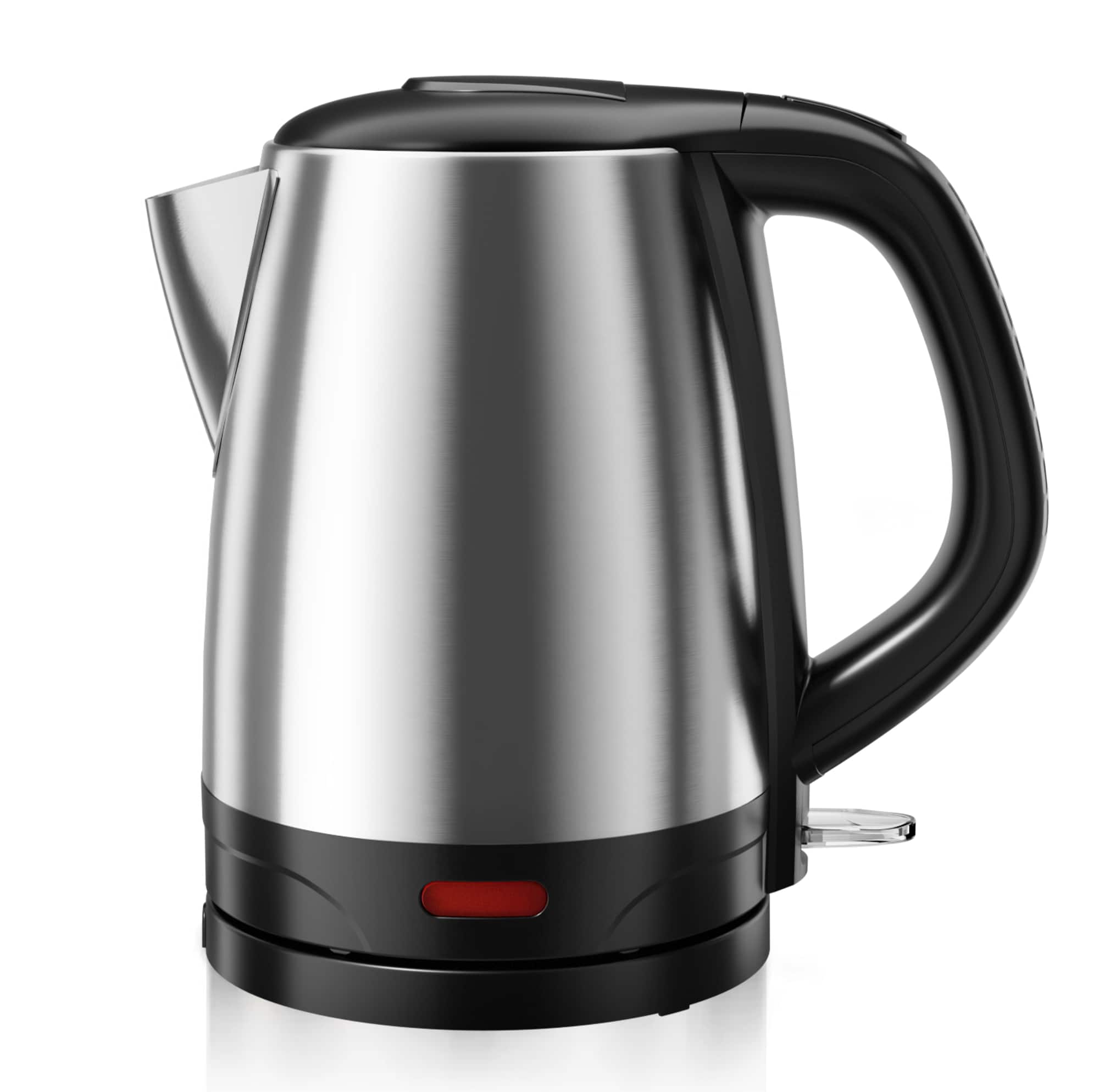 KEINVE - 1.7L Stainless Steel Electric Kettle – 1500W Fast Boiling, Wide Opening with LED Indicator, Cordless & Auto Shut-Off - Silver