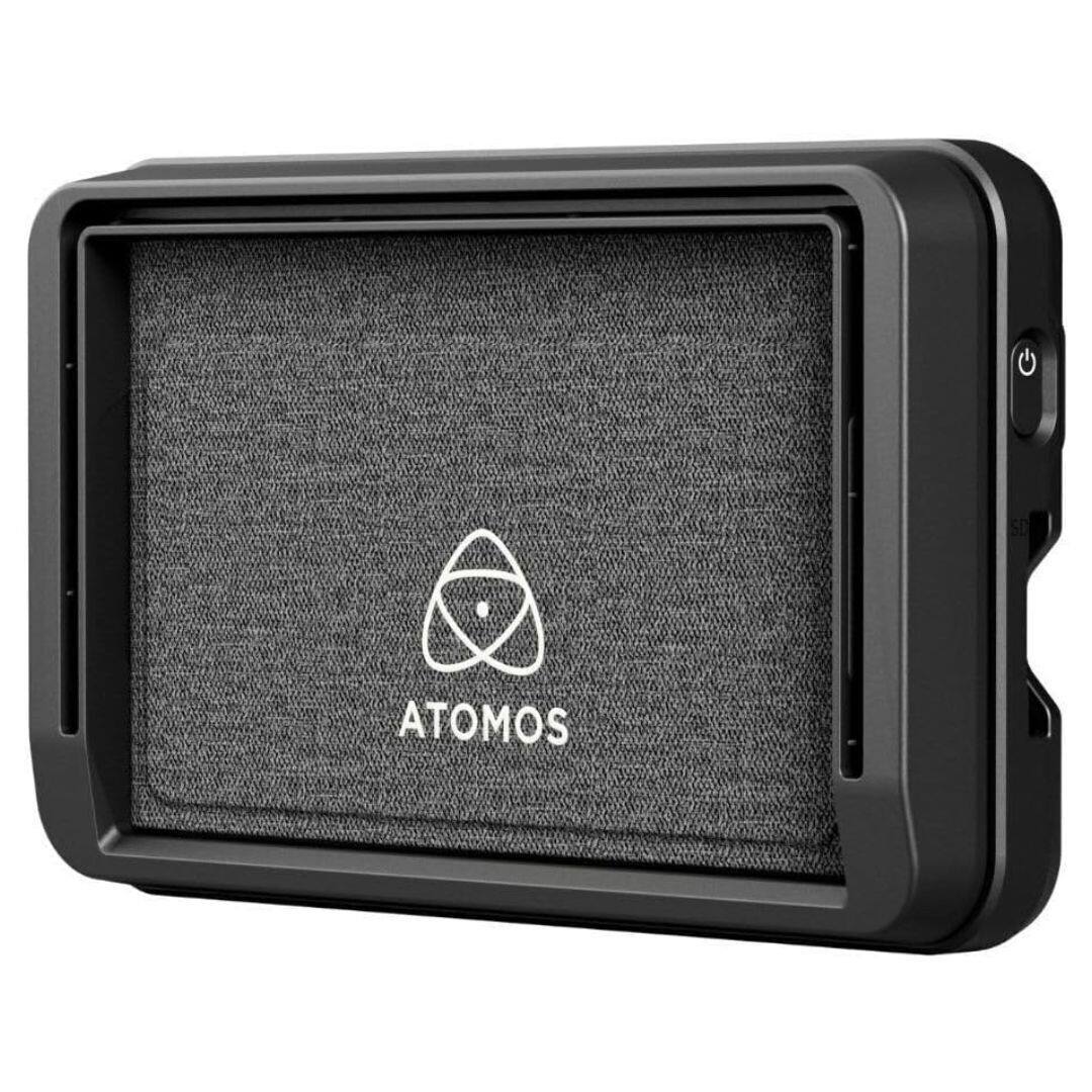 Left. Atomos - Atomos Black Sunhood with Laminated Glass Fiber Sun Visor for Ninja Phone - Gray.