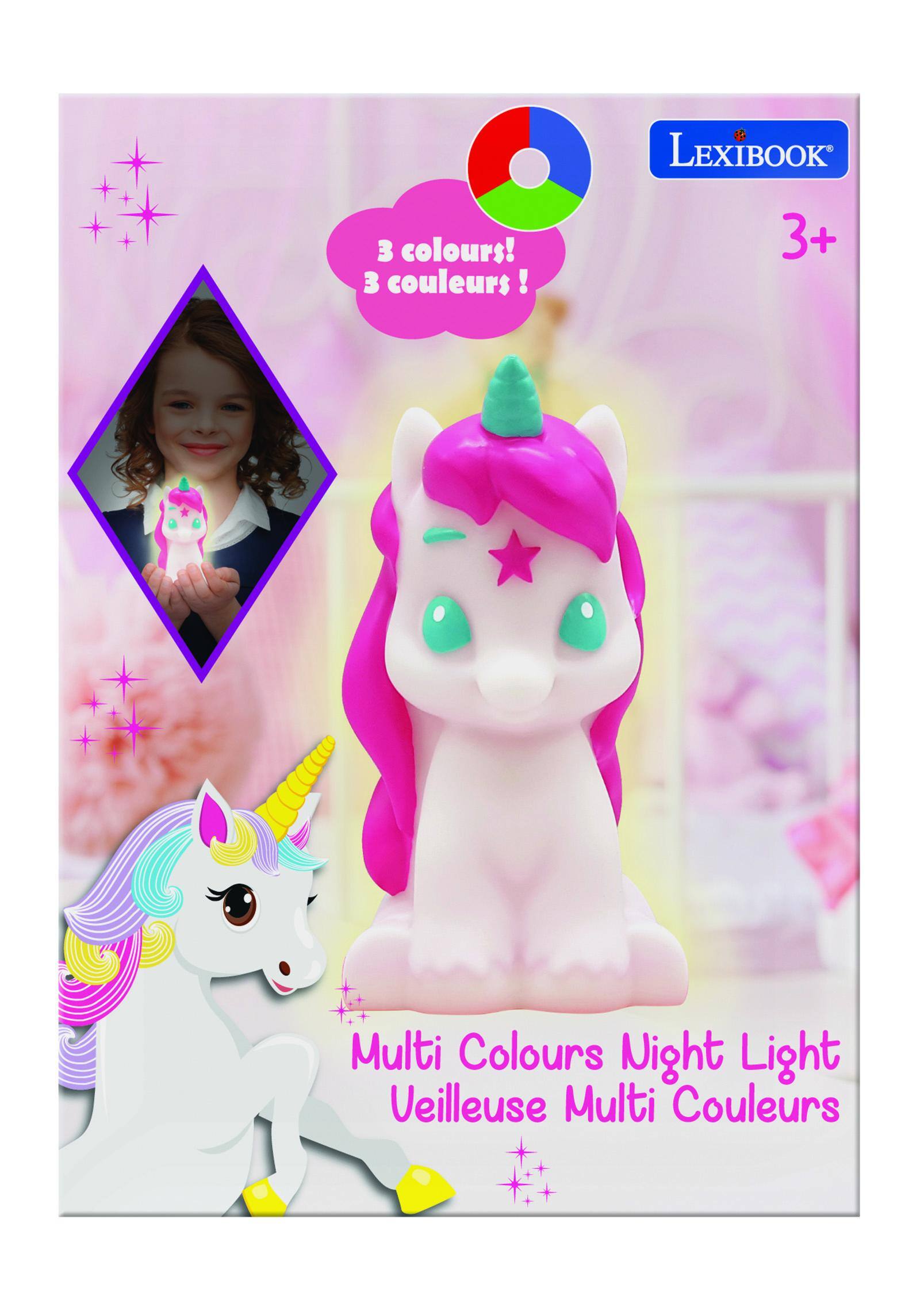 LEXIBOOK 3 colours! 3 couleurs! 3+ Multi Colours Night Light Veilleuse Multi Couleurs